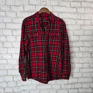 Faded Glory vintage style flannel button down